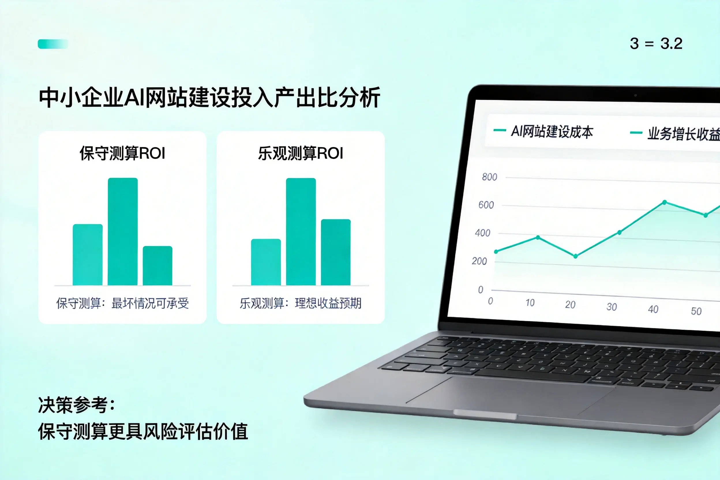 日喀则中小企业AI网站建设投入产出比怎么算?先看这份分析