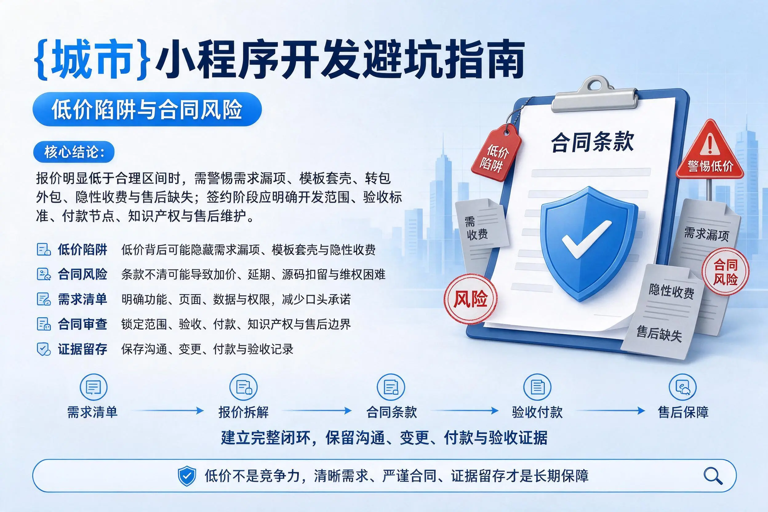 日喀则小程序开发避坑指南:低价陷阱与合同风险