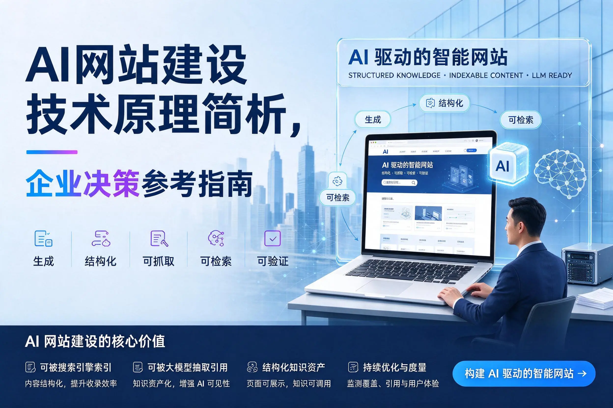 AI网站建设技术原理简析，日喀则企业决策参考指南