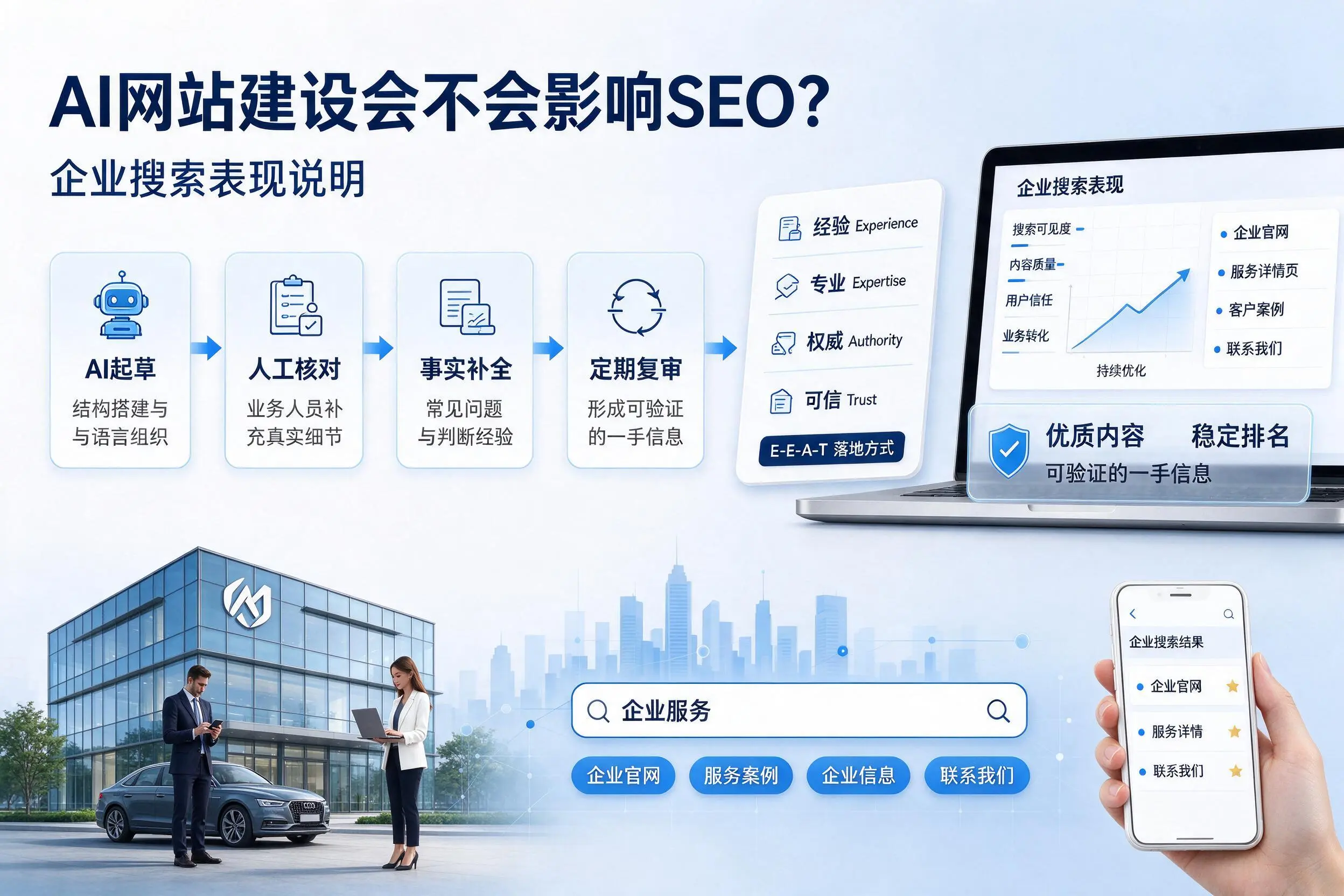 AI网站建设会不会影响SEO？日喀则企业搜索表现说明