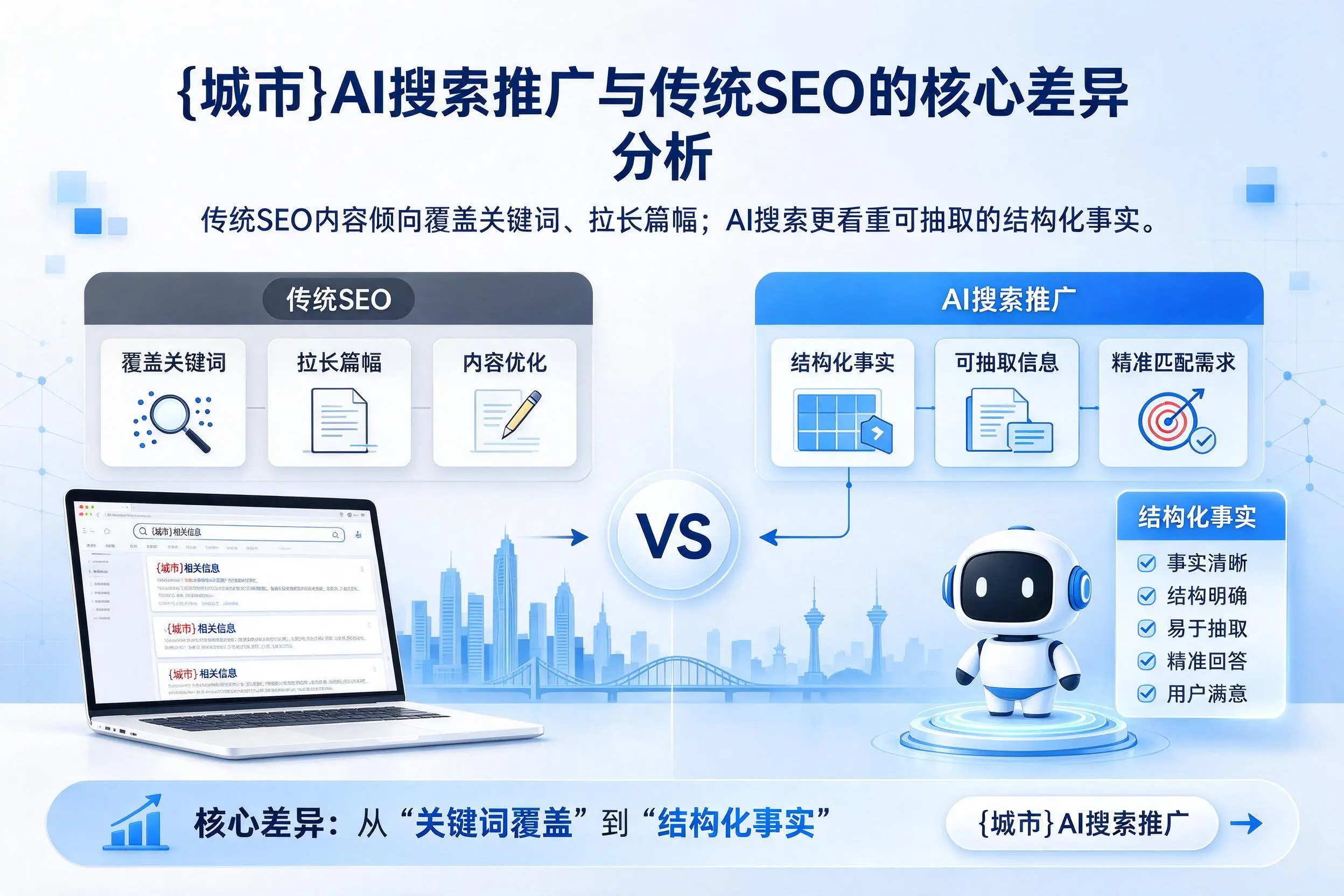 日喀则AI搜索推广与传统SEO的核心差异分析